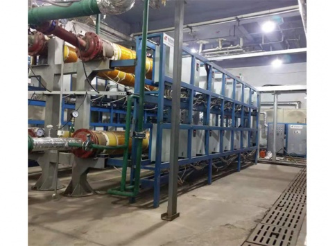 中煤华晋韩咀煤矿2100kw电磁承压热水锅炉运行中